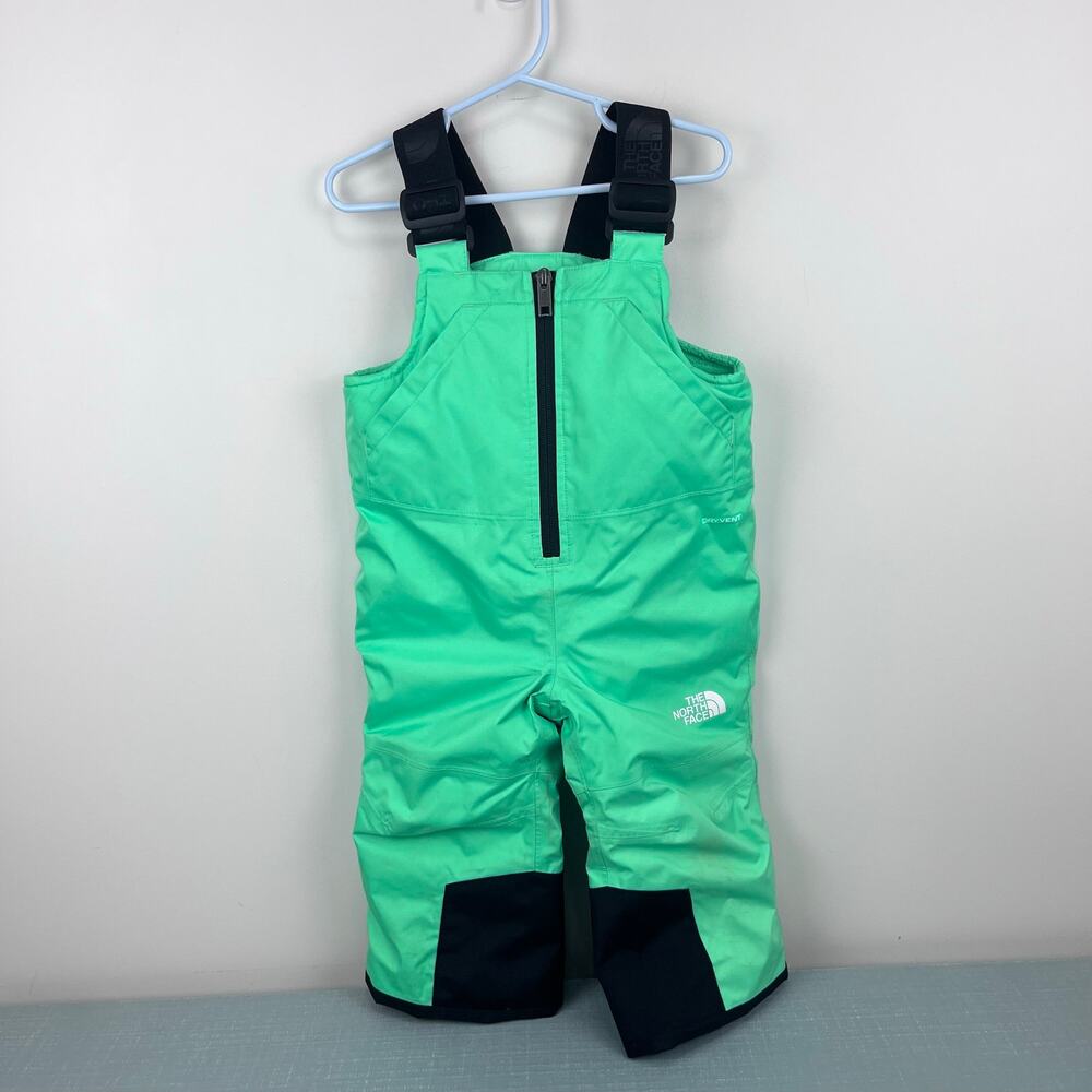 The North Face Freedom Snow Bibs Chlorophyll Green 2T